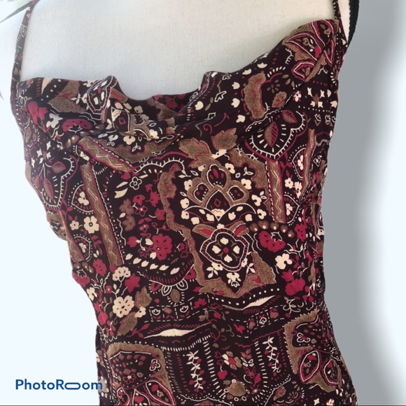 Scarlett | Brown Floral Summer Dress - Picture 2 of 7